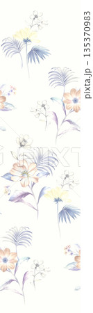 Collection Of Diverse Soft Colored Floral And Decorative Pattern Designs Collection Of Diverse Soft Colored Floral And Decorative Pattern Designs 135370983