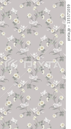 Collection Of Diverse Soft Colored Floral And Decorative Pattern Designs Collection Of Diverse Soft Colored Floral And Decorative Pattern Designs 135371039
