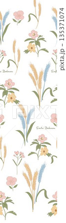 Collection Of Diverse Soft Colored Floral And Decorative Pattern Designs Collection Of Diverse Soft Colored Floral And Decorative Pattern Designs 135371074
