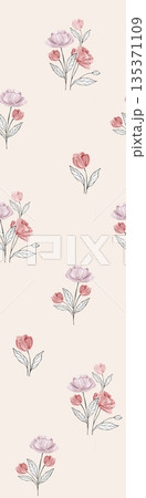 Collection Of Diverse Soft Colored Floral And Decorative Pattern Designs Collection Of Diverse Soft Colored Floral And Decorative Pattern Designs 135371109