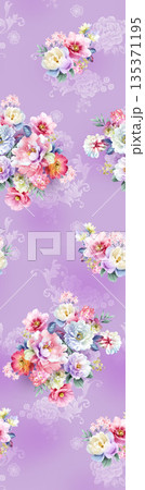 Collection Of Diverse Soft Colored Floral And Decorative Pattern Designs Collection Of Diverse Soft Colored Floral And Decorative Pattern Designs 135371195