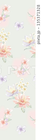 Collection Of Diverse Soft Colored Floral And Decorative Pattern Designs Collection Of Diverse Soft Colored Floral And Decorative Pattern Designs 135371328