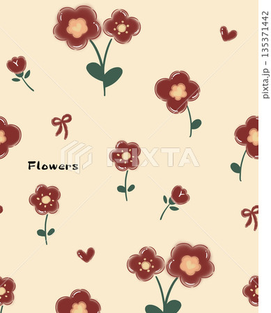 Collection Of Diverse Soft Colored Floral And Decorative Pattern Designs Collection Of Diverse Soft Colored Floral And Decorative Pattern Designs 135371442