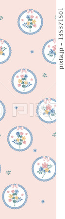 Collection Of Diverse Soft Colored Floral And Decorative Pattern Designs Collection Of Diverse Soft Colored Floral And Decorative Pattern Designs 135371501
