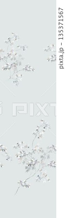 Collection Of Diverse Soft Colored Floral And Decorative Pattern Designs 135371567