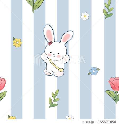Collection Of Diverse Soft Colored Floral And Decorative Pattern Designs 135371656