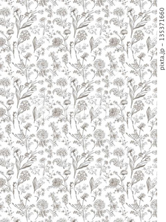 Collection Of Diverse Soft Colored Floral And Decorative Pattern Designs 135371660