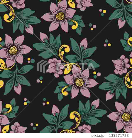 Collection Of Diverse Soft Colored Floral And Decorative Pattern Designs Collection Of Diverse Soft Colored Floral And Decorative Pattern Designs 135371728