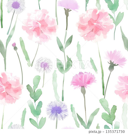 Collection Of Diverse Soft Colored Floral And Decorative Pattern Designs Collection Of Diverse Soft Colored Floral And Decorative Pattern Designs 135371730