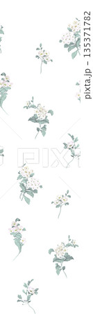 Collection Of Diverse Soft Colored Floral And Decorative Pattern Designs 135371782