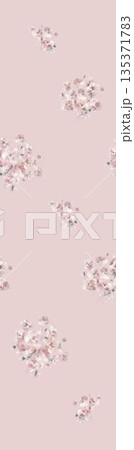 Collection Of Diverse Soft Colored Floral And Decorative Pattern Designs 135371783