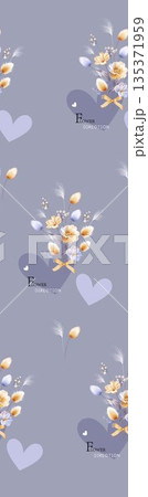 Collection Of Diverse Soft Colored Floral And Decorative Pattern Designs Collection Of Diverse Soft Colored Floral And Decorative Pattern Designs 135371959