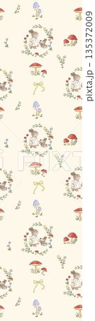 Collection Of Diverse Soft Colored Floral And Decorative Pattern Designs 135372009