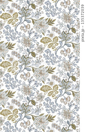 Collection Of Diverse Soft Colored Floral And Decorative Pattern Designs Collection Of Diverse Soft Colored Floral And Decorative Pattern Designs 135372039