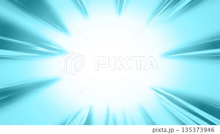 集中線, 漫画, 黄色, 光, 横線, 効果線, レーヨン, イラスト 135373946