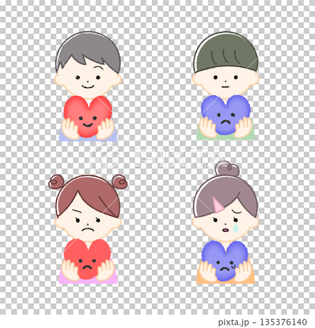Child with heart 135376140