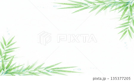 笹のイメージ背景素材 135377205