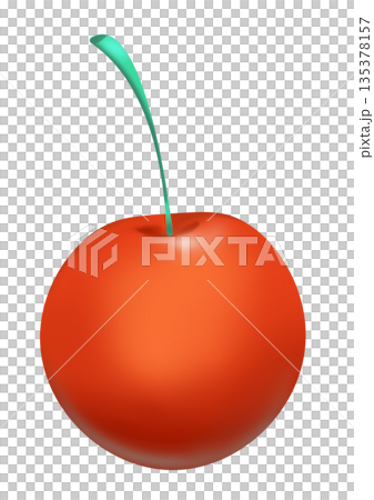 紅櫻桃的插圖 135378157