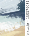 Abstract Blue Beige Brush Stroke Background 135379031