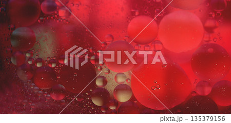 Abstract Teal and Orange Oil Bubbles Creating Cinematic Liquid Background Abstract Teal and Orange Oil Bubbles Creating Cinematic Liquid Background 135379156
