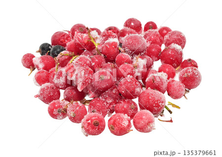 frozen red currants frozen red currants 135379661