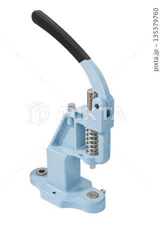 Mechanical press for installing buttons, rivets, and other fittings on clothes Mechanical press for installing buttons, rivets, and other fittings on clothes 135379760