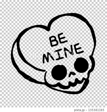 Cute gothic skull lying sideways with bold be mine text spooky romantic illustration for anti valentines dark love coloring pages gothic stickers and alternative romance themed designs Cute gothic skull lying sideways with bold be mine text spooky romantic illustration for anti valentines dark love coloring pages gothic stickers and alternative romance themed designs 135381165