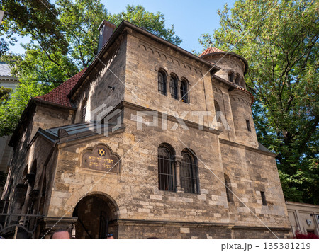 The Jewish Ceremonial Hall in the Josefov Jewish Quarter of Prague, Czech Republic, The Jewish Ceremonial Hall in the Josefov Jewish Quarter of Prague, Czech Republic, 135381219