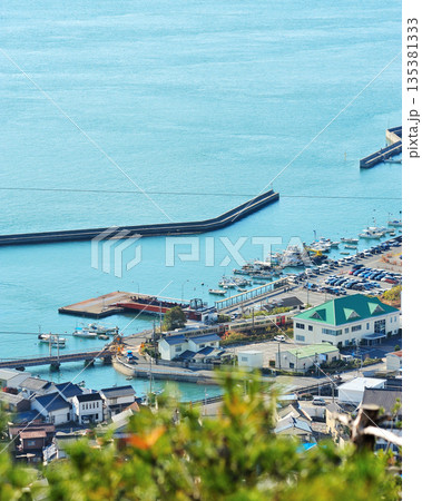 広島県 竹原市忠海町 黒滝山からの眺望 135381333