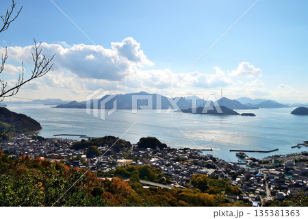 広島県 竹原市忠海町 黒滝山からの眺望 135381363