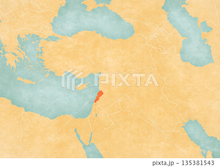 Map of Near East - Lebanon Map of Near East - Lebanon 135381543