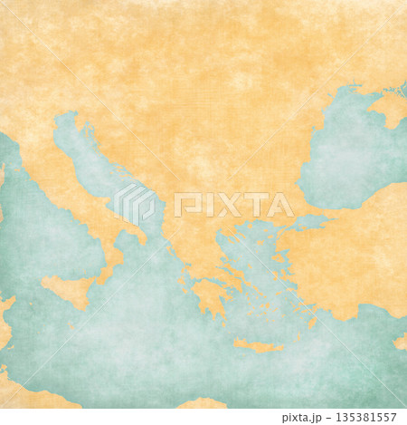 Map of Balkans WITHOUT BORDERS 135381557