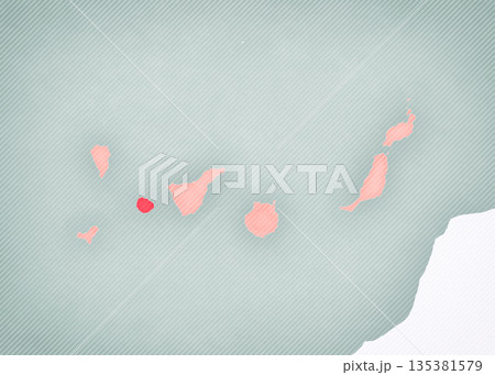 Map of Canary Islands - La Gomera Map of Canary Islands - La Gomera 135381579