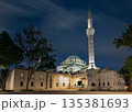 Illuminated Beyazit Mosque at night with long exposure sky, Istanbul, Turkey. 135381693