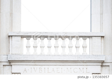 Beautiful balcony isolated Beautiful balcony isolated 135383057