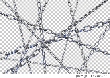 鎖　チェーン　Chain　bind  閉鎖　束　束縛（透過素材） 135383242