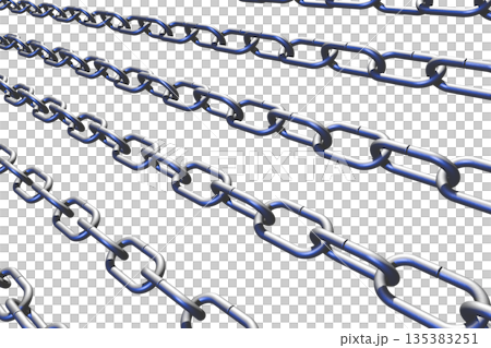 鎖　チェーン　Chain　bind  閉鎖　束　束縛（透過素材） 135383251