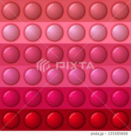 Seamless pattern with trendy game pop it, simple dimple. Rainbow fidget toy. Colorful antistress background. Doodle style. Bubbles popping square shape Seamless pattern with trendy game pop it, simple dimple. Rainbow fidget toy. Colorful antistress background. Doodle style. Bubbles popping square shape 135385608