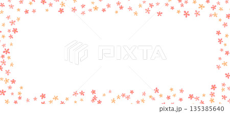 Spring, summer illustration with flowers. Happy birthday, holiday, celebration greeting and invitation card. Colorful floral banner, frame. Modern floral compositions. Copy space Spring, summer illustration with flowers. Happy birthday, holiday, celebration greeting and invitation card. Colorful floral banner, frame. Modern floral compositions. Copy space 135385640