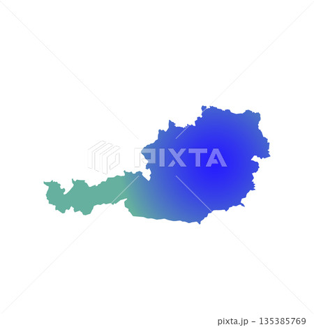 Map of Austria, sign silhouette. World Map Globe. Vector Illustration isolated on white background. Europe continent Map of Austria, sign silhouette. World Map Globe. Vector Illustration isolated on white background. Europe continent 135385769