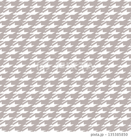 Geometric black and white seamless pattern with pied-de-poule ornament. Monochrome graphic repeating design. Modern minimalist stylish squared background. Vector chequered motif for fabric, textile Geometric black and white seamless pattern with pied-de-poule ornament. Monochrome graphic repeating design. Modern minimalist stylish squared background. Vector chequered motif for fabric, textile 135385850