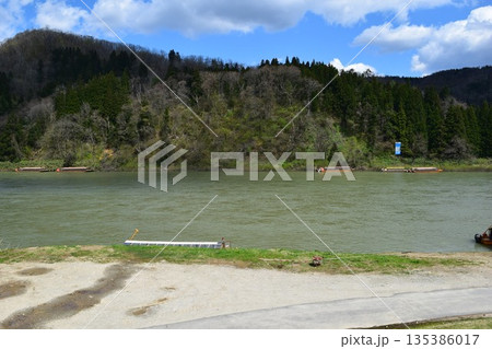 最上川 日本三大急流 135386017