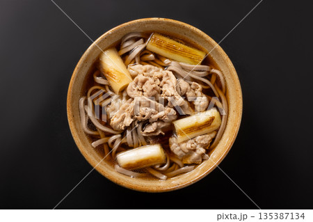 蕎麦（焼きネギ　豚肉）　 135387134