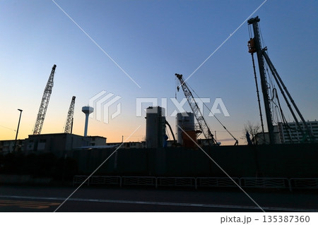 建設現場 (杭地業工事) イメージ 建設現場 (杭地業工事) イメージ 135387360