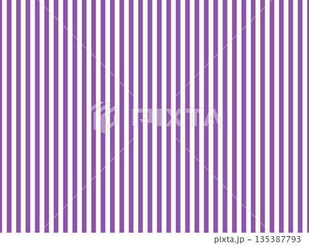 ストライプ縦縞の背景　紫色　シンプル　ベクター 135387793