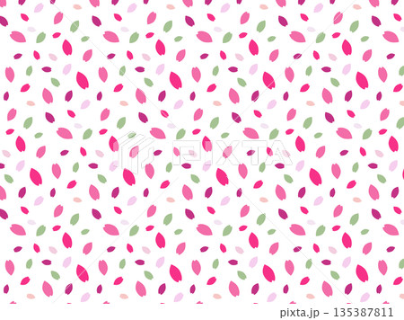 おしゃれなピンク色の背景　パターン　ベクターpng 135387811