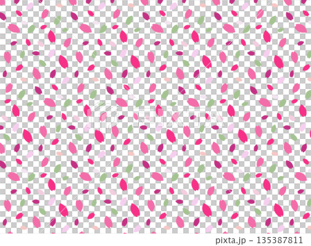 おしゃれなピンク色の背景　パターン　ベクターpng 135387811