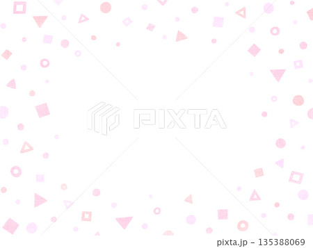 ピンク色のかわいい模様のイラスト背景 ピンク色のかわいい模様のイラスト背景 135388069