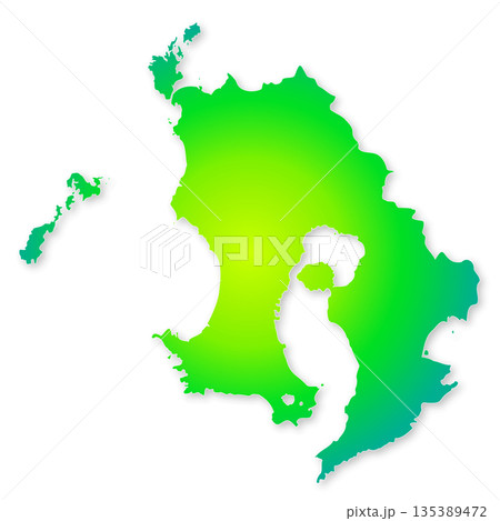 鹿児島県地図 135389472