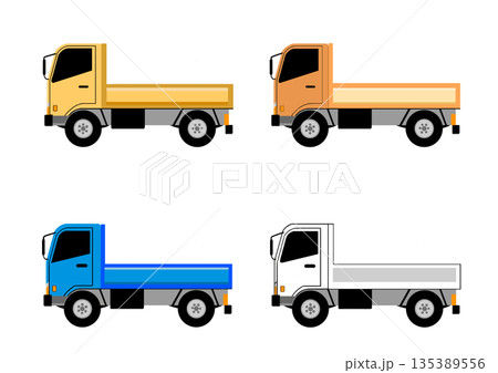 トラックのセット 135389556